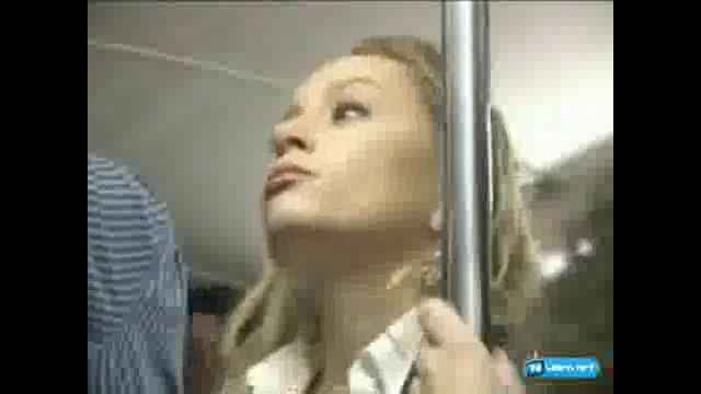 Порно видео тискают в автобусе